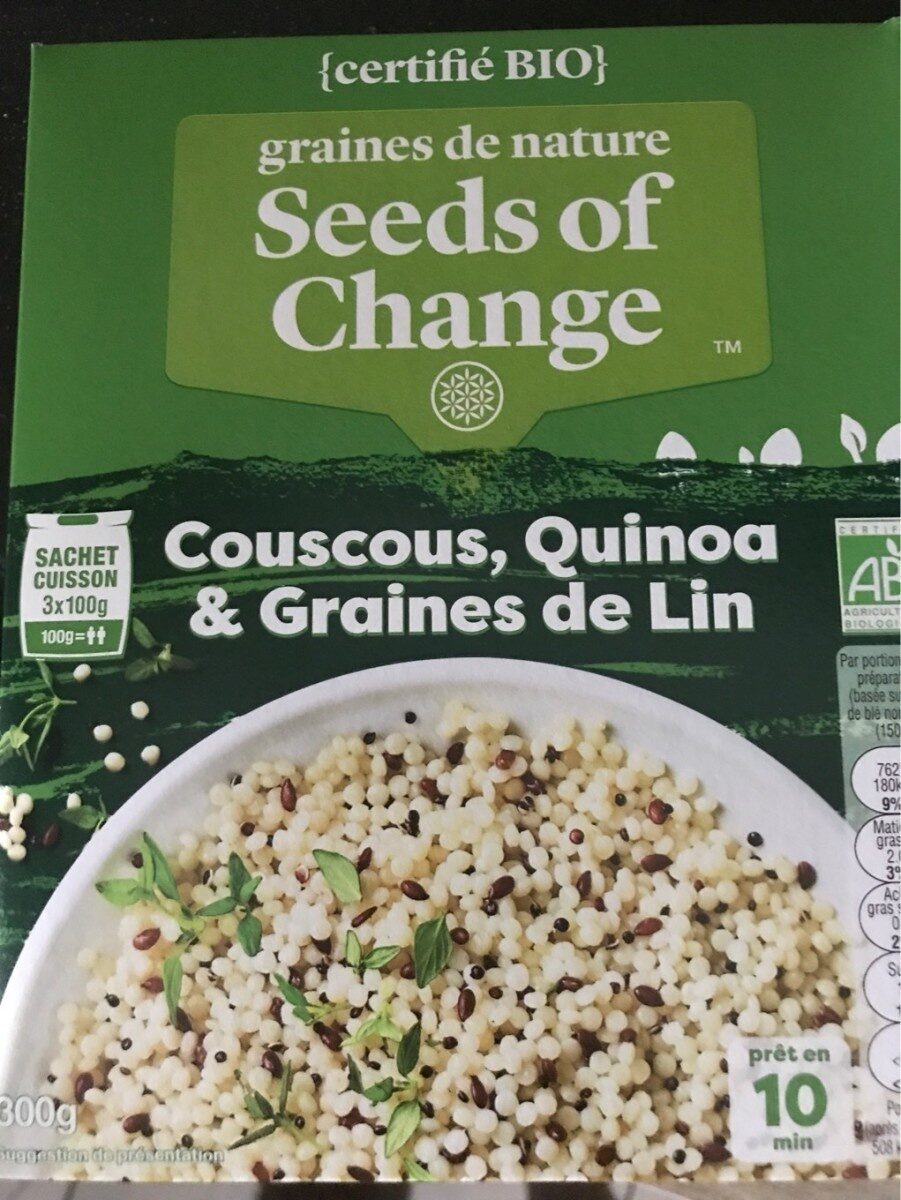 Graines de nature - Couscous, Quinoa & Graines de Lin - Product - fr