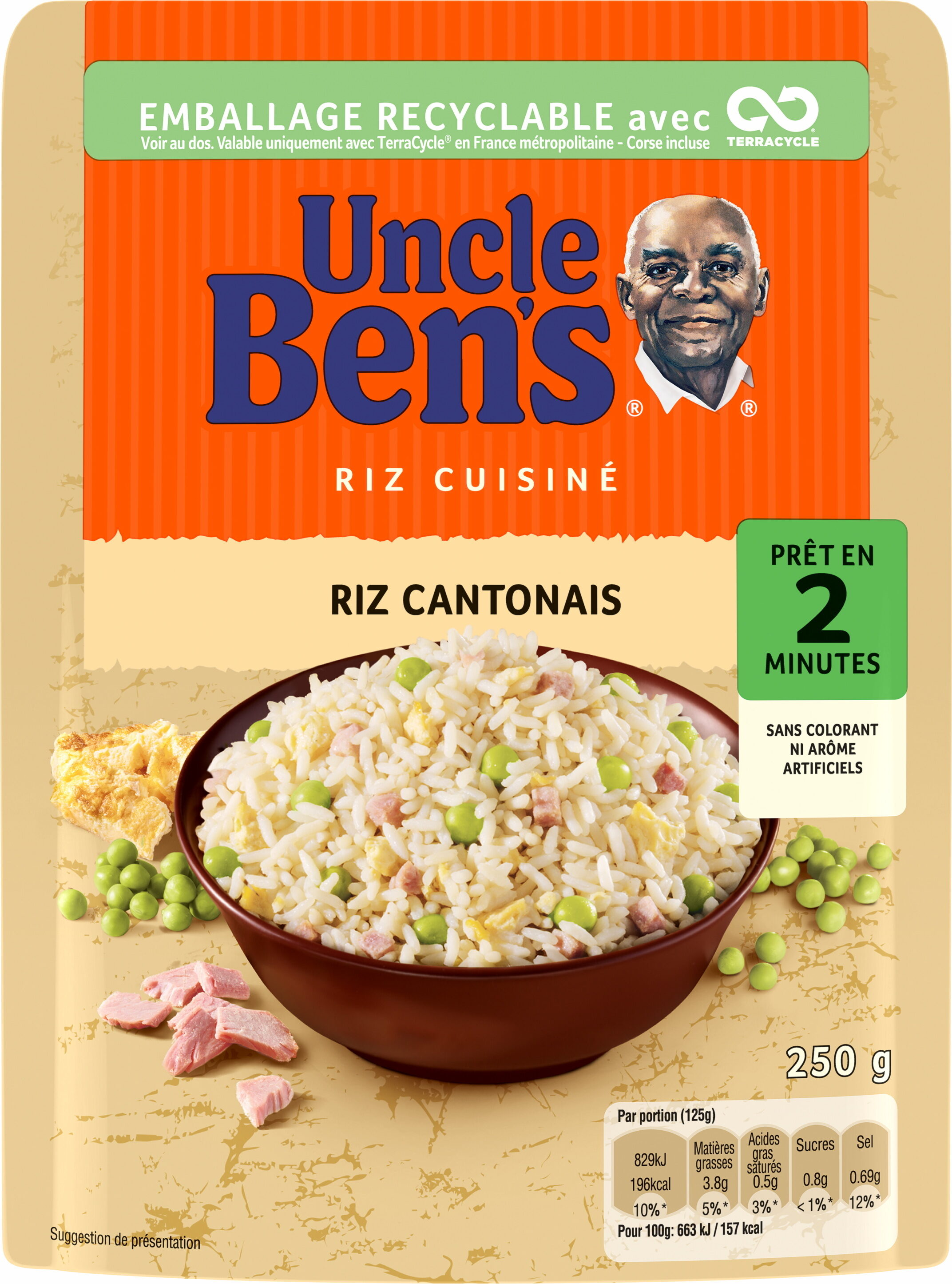 Riz Cantonais - Uncle Ben's - 250 g