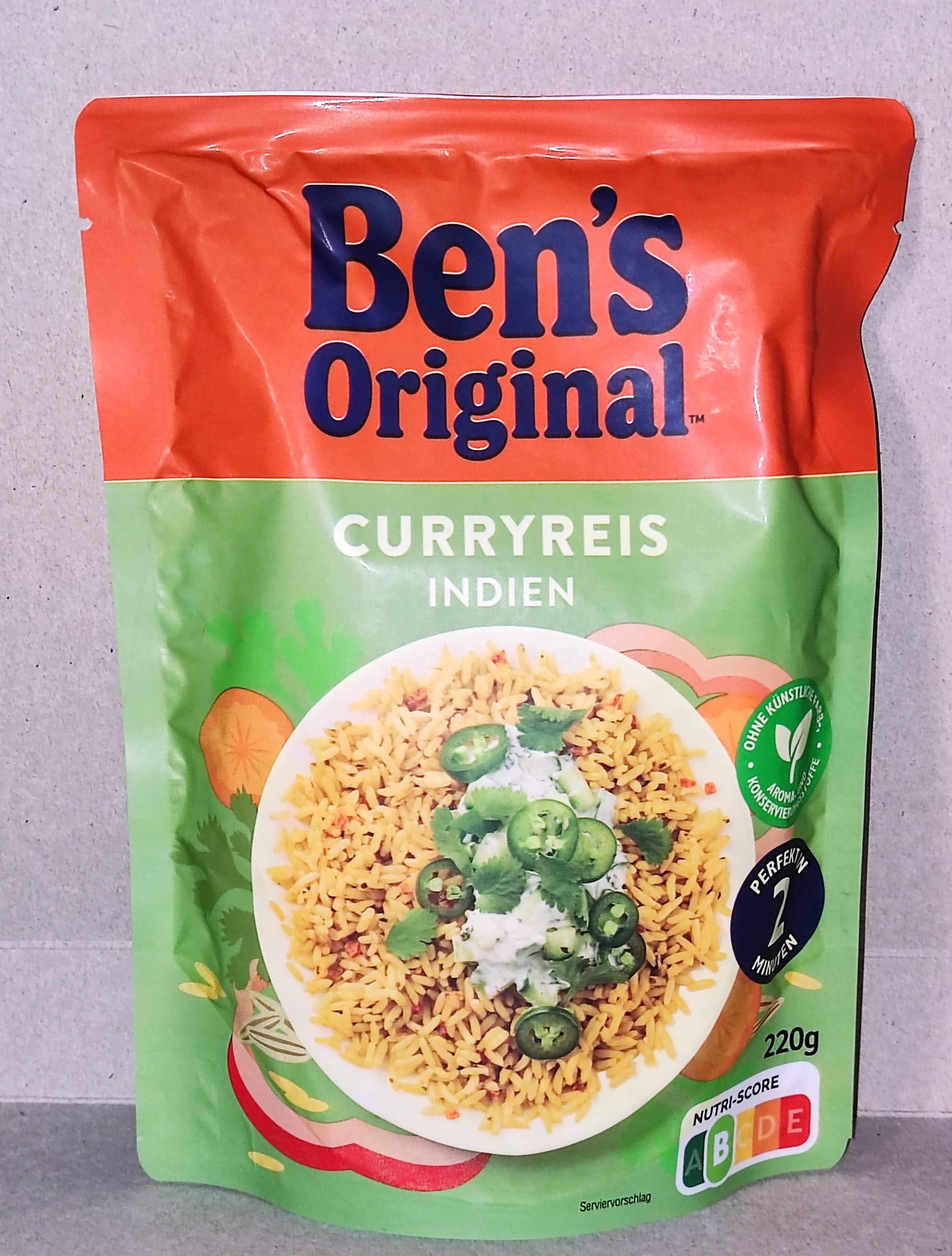 Express-Reis - Curryreis Indien - Produkt
