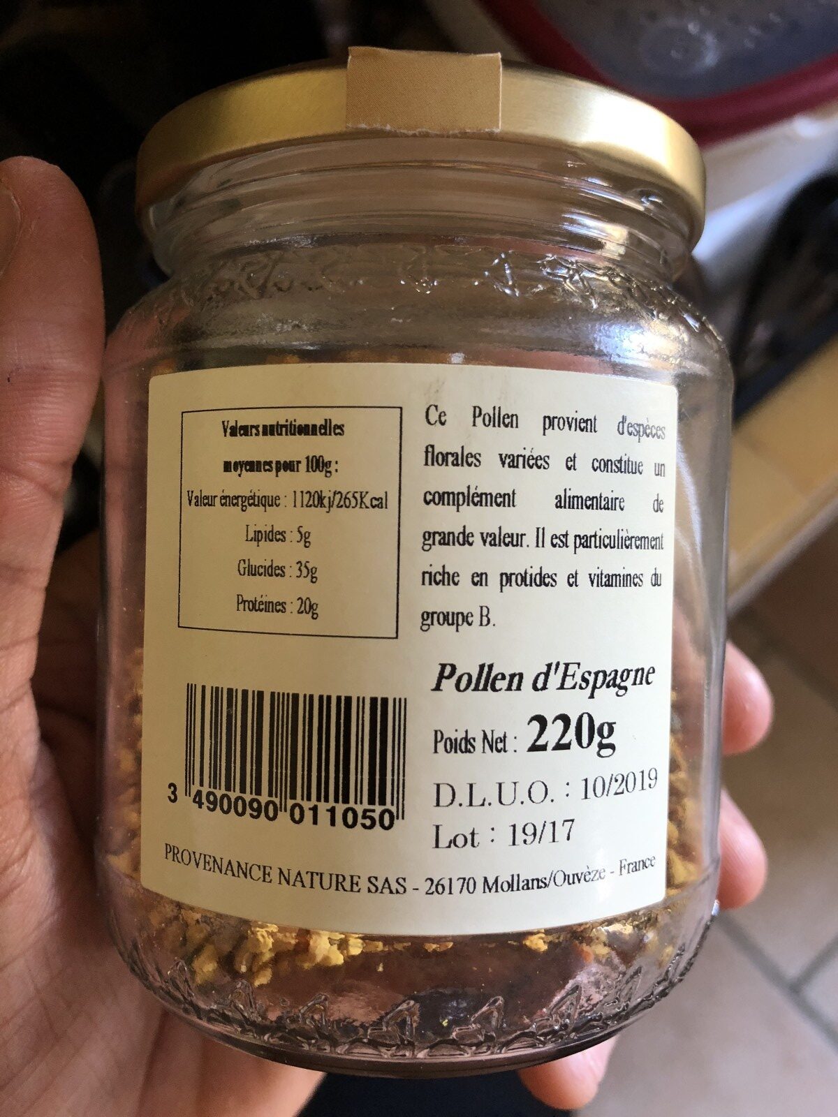 Pollen Multifloral - Ingredients - fr