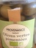 Olives vertes pimentées - Product