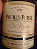 Pouilly-fuissé - Produit