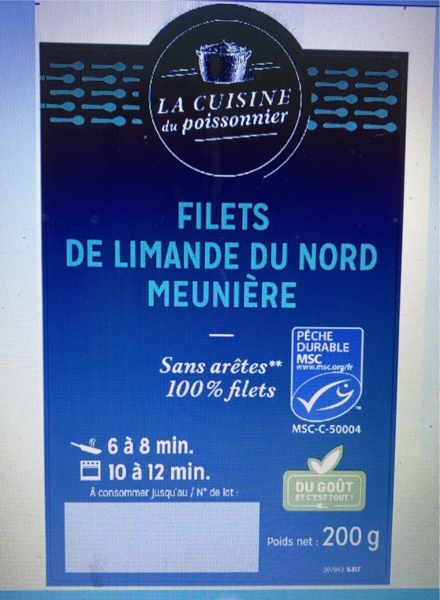 Filet de limande du Nord meunière - Produkt - fr