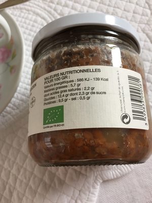 Lentilles Saucisses - Ingrédients