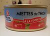 Miettes de thon à la tomate - Produit