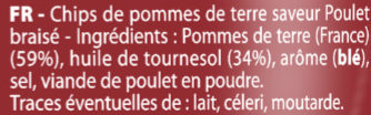 Chips Poulet Braisé - Ingredients - fr
