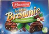 Brossard-mini brownie noisettes x 8 - Product