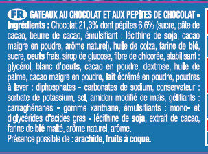 Brossard - mini brownie choco pepites - Zutaten - fr