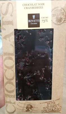 Chocolat noir cranberries - Product - fr