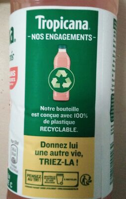 Tropicana Pamplemousse rose 1 L - Recycling instructions and/or packaging information - fr