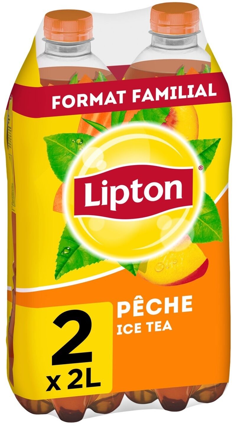 Lipton Ice Tea saveur pêche format familial 2 x 2 L - Produit