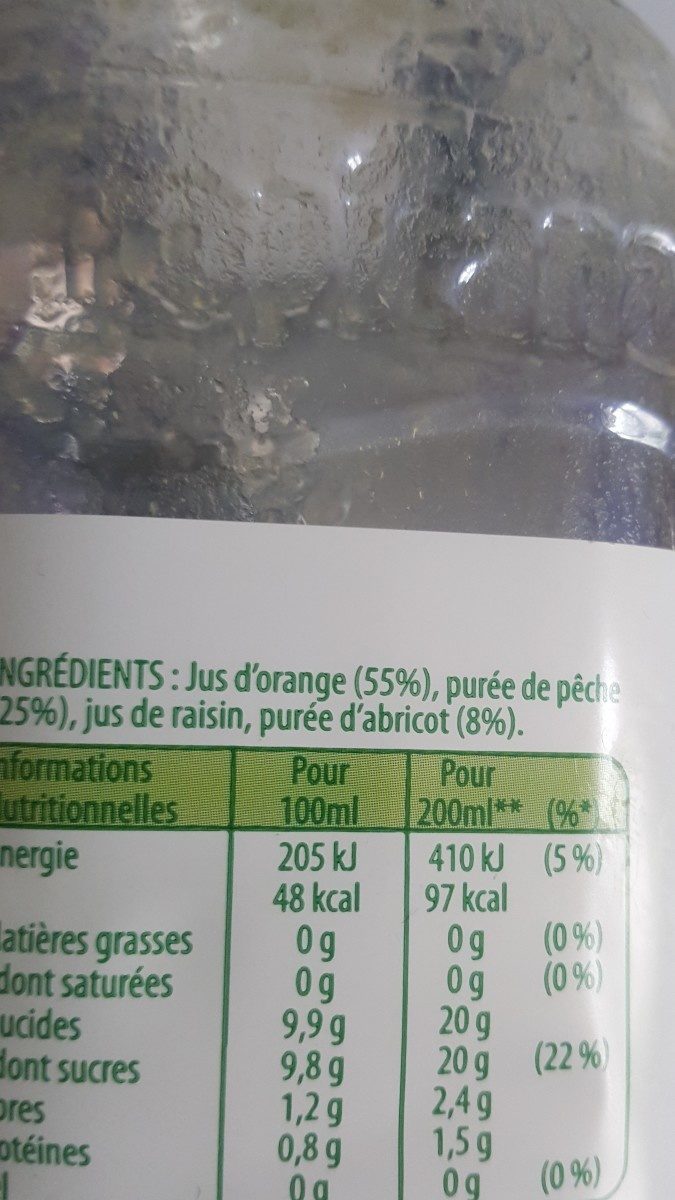 Jus pure premium - Ingredients - fr