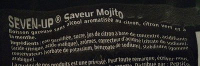 7UP mojito Boisson sans alcool - المكونات - fr