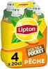 Lipton Ice Tea pocket saveur pêche 4 x 20 cl - Produkt