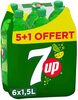 7UP saveur citron & citron vert 6 x 1,5 L 5 + 1 offert - Product