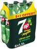 7UP saveur mojito citron vert & menthe 6 x 1,5 L 5 + 1 offert - Produit