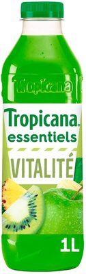 Tropicana Essentiels Vitalité pomme, banane, kiwi, ananas, épinard vitamine C & magnésium 1 L - نتاج - fr