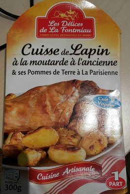 Cuisse de Lapin à l'Ancienne & ses Pommes de Terre à la Parisienne - Product - fr