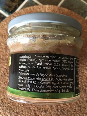 Terrine de volaille - Ingredients - fr