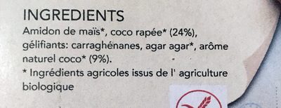 Flan Sans Sucre a La Noix De Coco - Ingredients - fr