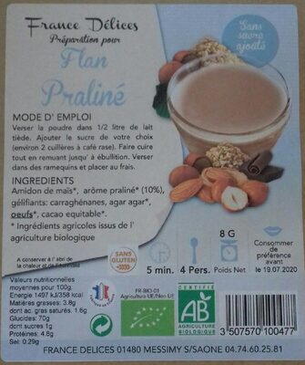 Flan praliné - Product - fr