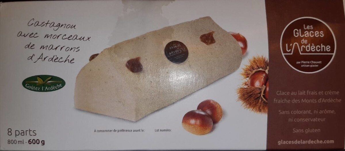 Castagnou avec morceaux de marrons d'Ardèche - Product - fr