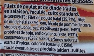 Délice de Poulet - Ingredients - fr