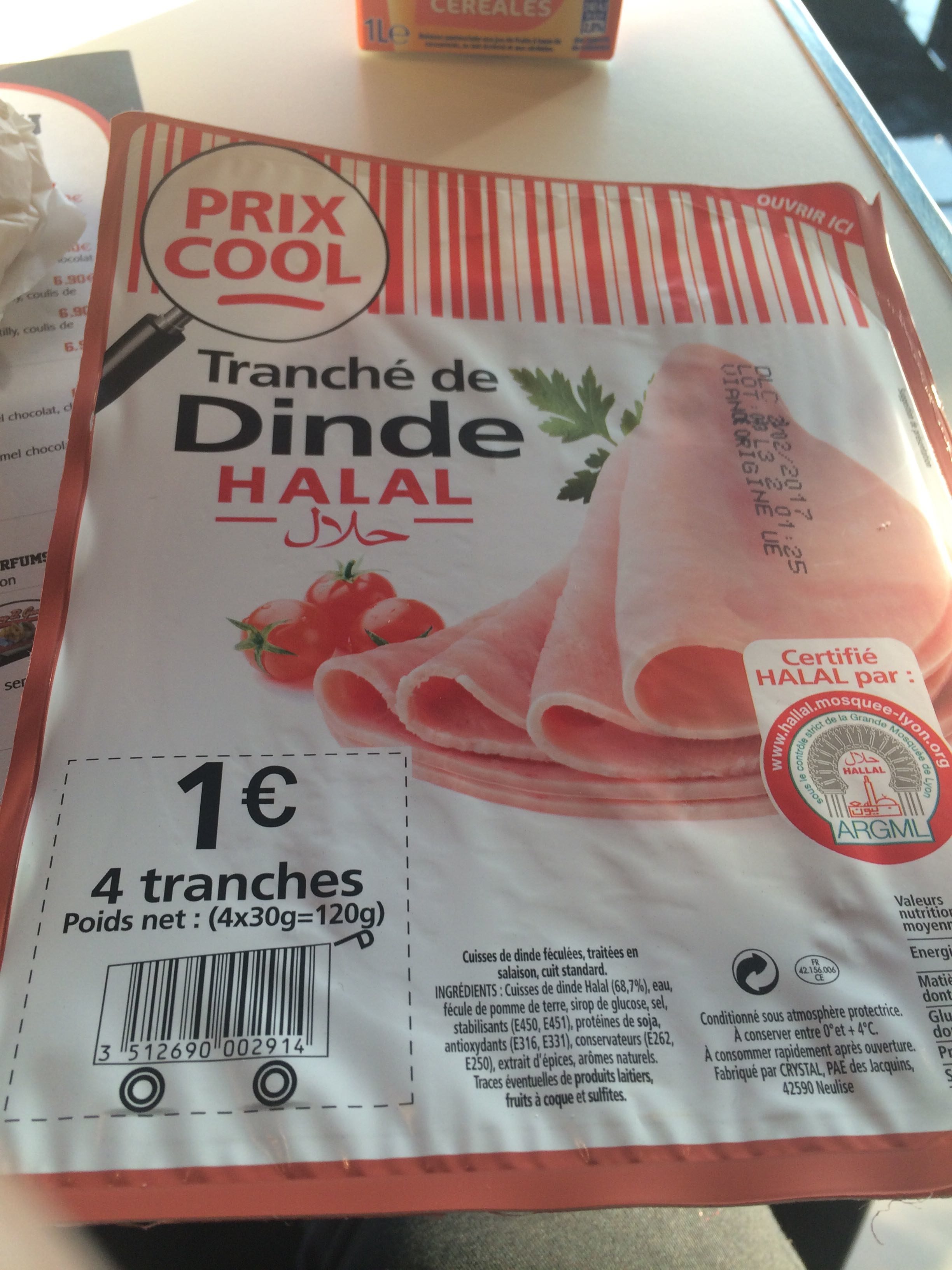 Tranché de dinde Halal - Product - fr