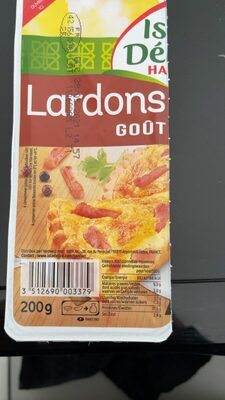 Lardons Fumés - حقائق غذائية - fr