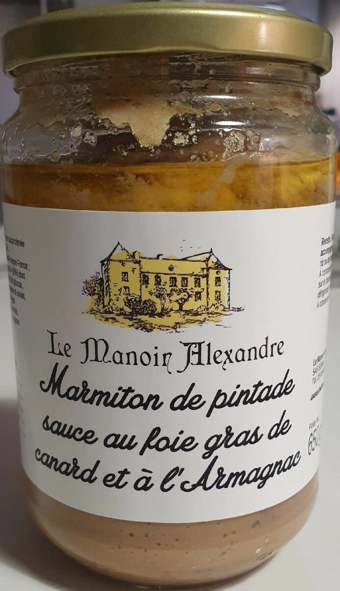 Marmiton de pintade sauce au foie gras - Product - fr