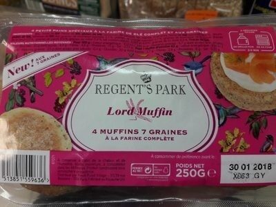 Muffins 7 Graines à la Farine Complète - نتاج - fr