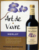 Vin Merlot Pays d'Oc IGP Art de Vivre Gérard Bertrand - Product