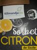 Sorbet citron - Produit
