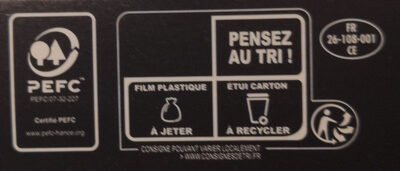 Chèvres chauds - Recycling instructions and/or packaging information - fr