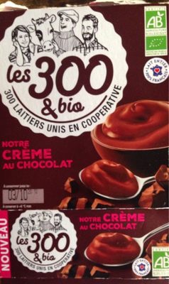 Crème dessert au chocolat Les 300&bio - Produkt - fr