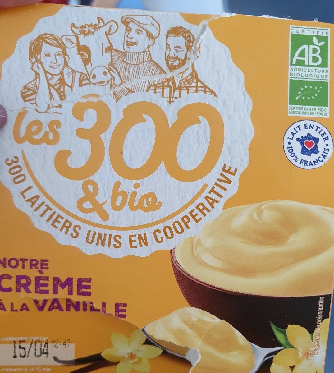 Notre crème à la vanille - Produkt - fr
