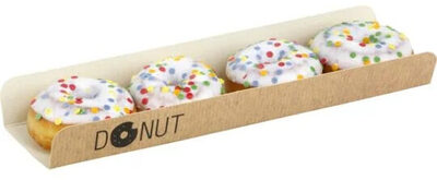 Mini Donuts Coating blanc x 4 - Produkt - fr