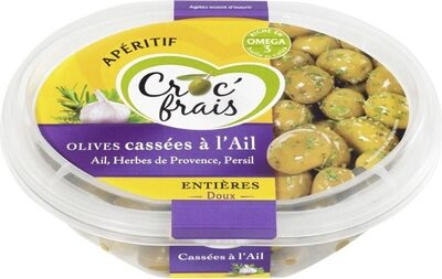 Olives cassées à l'ail - Producto - fr