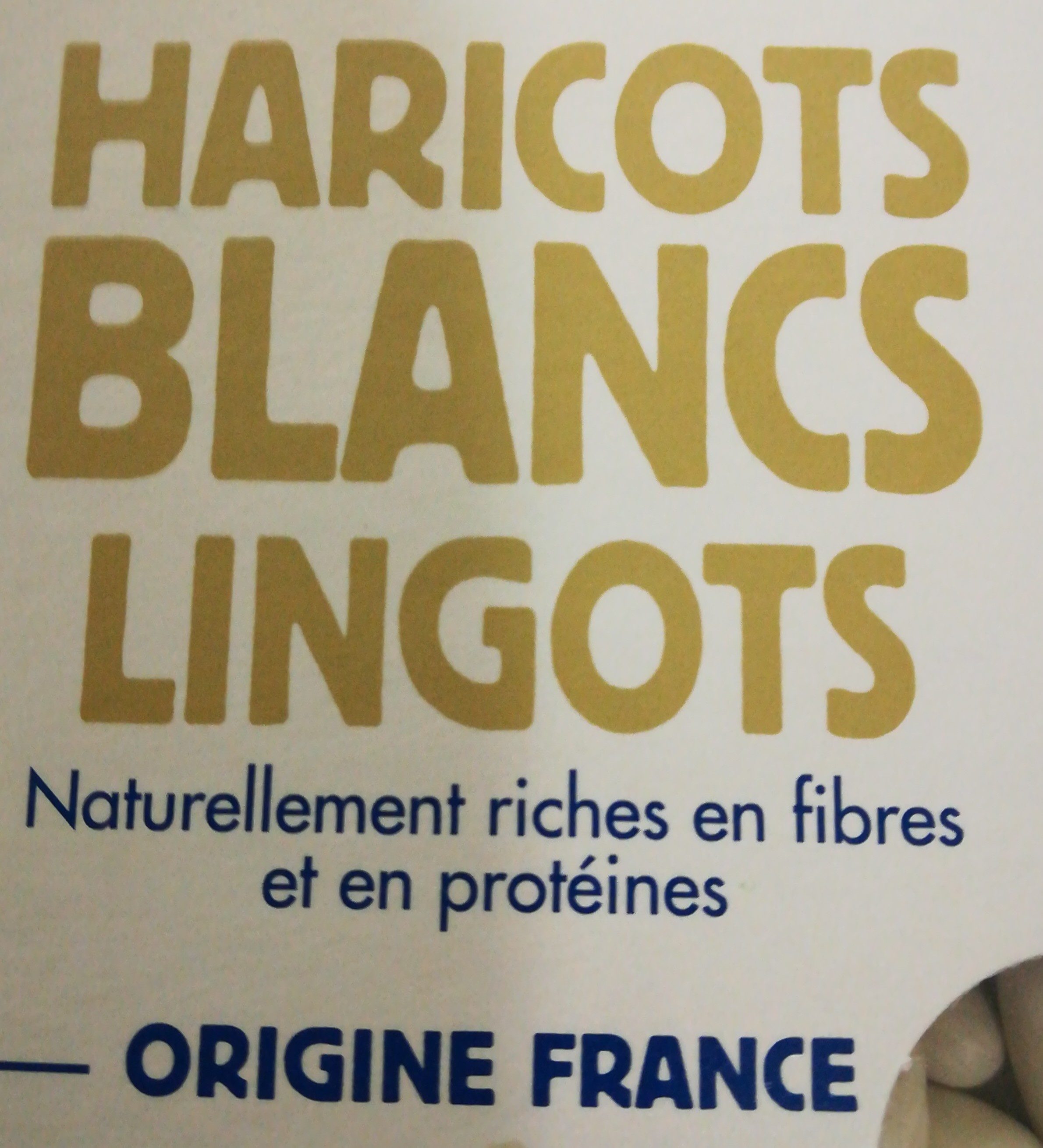 Haricots blancs Lingots France - Ingrediënten - fr