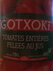 Gotxoki, Tomates entieres pelees au jus - Produit