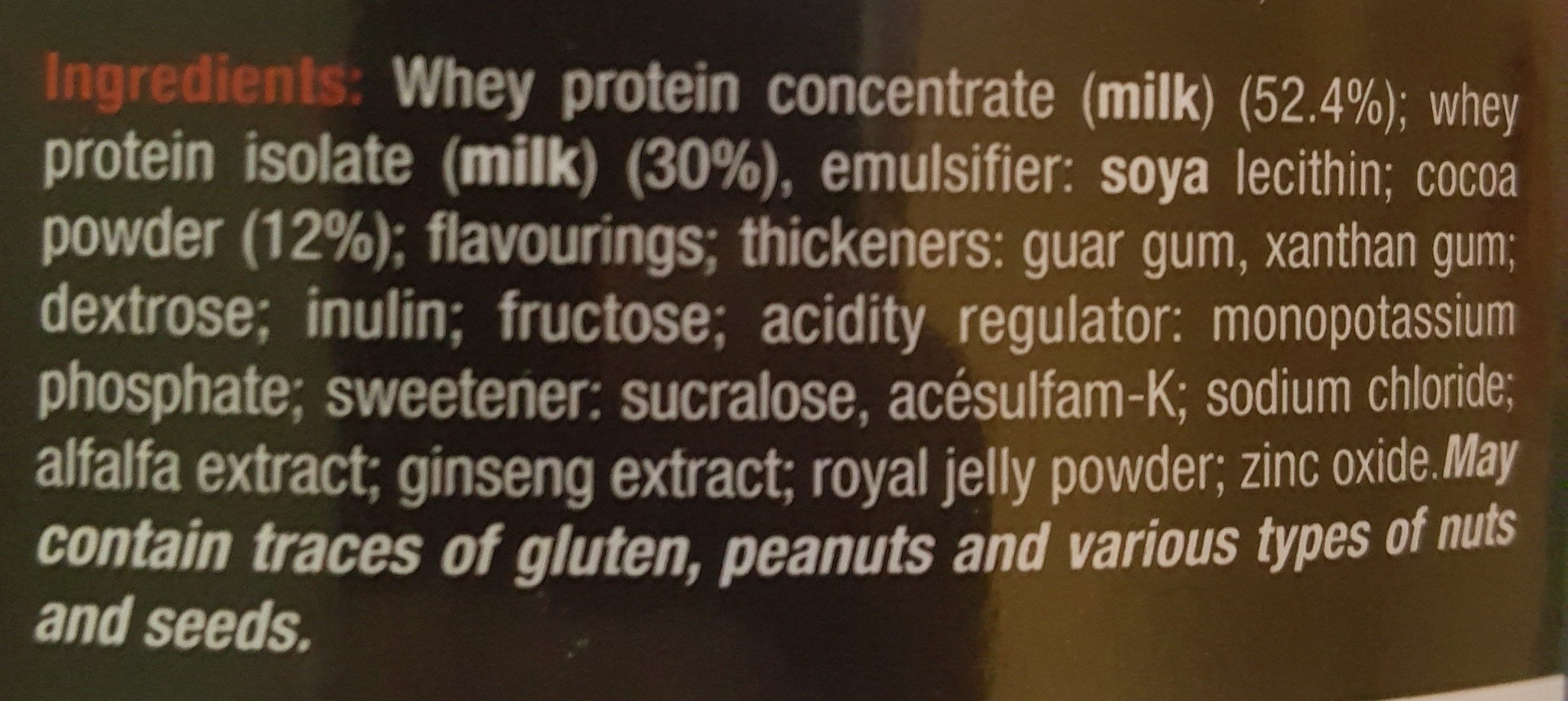 Eric Favre Maxi Whey Entretien Musculaire - Ingredients - fr