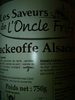 Backeoffe - Produkt