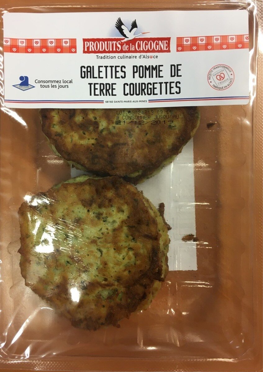 Galettes Pomme de terre Courgettes - Product - fr