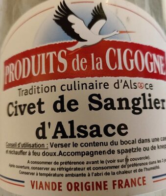 Civet de sanglier d'Alsace - Product - fr