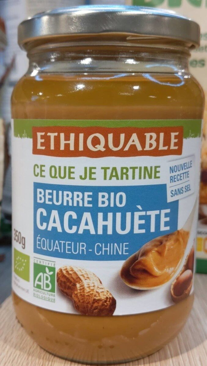 Beurre bio cacahuète - Produit
