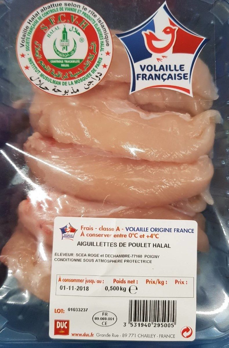 Aiguillettes de poulet Halal - Produkt - fr
