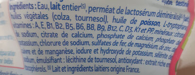 Lait Croissance 3 - Ingredienser - fr