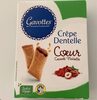 Crêpes dentelle coeur cacaoté noisette - Product