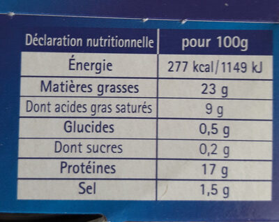 LOT PATE HENAFF 3X78G - Nutrition facts - fr