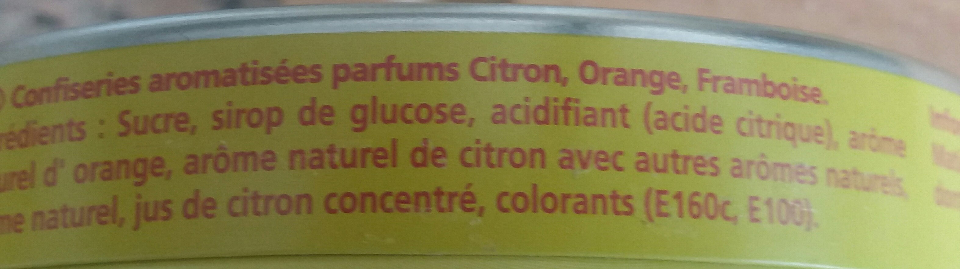 Confiseries aromatisées - Ingredients - fr